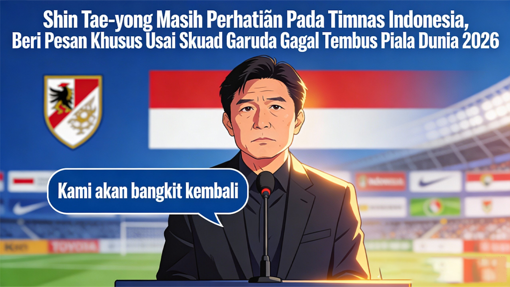 Mantan pelatih Timnas Indonesia, Shin Tae-yong, menyampaikan pesan penyemangat kepada skuad Garuda usai gagal melaju ke putaran final Piala Dunia 2026. Meski sudah tidak lagi menangani tim nasional, pelatih asal Korea Selatan tersebut mengaku masih mengikuti perkembangan Timnas Indonesia dengan penuh perhatian. Langkah Timnas Indonesia terhenti pada putaran keempat Kualifikasi Piala Dunia 2026 zona Asia. Saat itu, skuad Garuda harus mengakui keunggulan Arab Saudi dan Irak, dua tim kuat asal Asia Barat, sehingga gagal melangkah lebih jauh. Tetap Memantau Perjalanan Timnas Shin Tae-yong mengungkapkan bahwa ia masih rutin menyaksikan pertandingan Timnas Indonesia, khususnya di ajang kualifikasi Piala Dunia. Namun, ia mengaku tidak sempat mengikuti penampilan Timnas Indonesia di SEA Games 2025 karena keterbatasan waktu. “Pertandingan kualifikasi Piala Dunia 2026 semuanya saya tonton. Kalau SEA Games 2025 tidak ada waktu, jadi tidak bisa menonton. Jadi selain Timnas senior, saya tidak mengikuti,” ujar Shin Tae-yong di Terminal 3 Bandara Soekarno-Hatta, Jakarta, Minggu (14/12/2025) malam WIB. Pesan dan Harapan Shin Tae-yong Shin Tae-yong tidak menutupi rasa sedihnya atas kegagalan Timnas Indonesia lolos ke Piala Dunia 2026. Ia merasa memiliki keterikatan emosional karena turut membangun fondasi tim tersebut selama masa kepelatihannya. Pelatih yang juga pernah menangani Timnas Korea Selatan itu menilai PSSI dan seluruh pihak terkait perlu bekerja lebih keras agar peluang lolos ke Piala Dunia dapat terwujud di masa mendatang. “Saya sangat sedih. Waktu itu saya membentuk tim ini dengan harapan bisa lolos ke Piala Dunia. Jujur, saya dan Pak Erick sudah berusaha keras untuk meloloskan Timnas ke Piala Dunia. Sayang sekali mungkin belum ada keberuntungan, jadi ke depan kita harus bekerja lebih keras lagi,” tegasnya. Pemecatan dari Timnas Indonesia Sebagai informasi, PSSI resmi memutuskan kerja sama dengan Shin Tae-yong pada Januari 2025. Keputusan tersebut sempat memicu berbagai reaksi dari publik dan pengamat sepak bola Tanah Air. Setelah kepergian Shin, PSSI menunjuk Patrick Kluivert sebagai pelatih kepala Timnas Indonesia, bersama jajaran tim kepelatihan asal Belanda. Namun, kebersamaan tersebut juga tidak berlangsung lama. Kluivert hanya bertahan sekitar 10 bulan sebelum akhirnya kembali dilepas oleh PSSI.