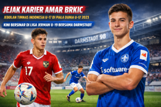 Mantan pemain Timnas Indonesia U-17, Amar Rayhan Brkic, terus menunjukkan grafik karier yang menanjak. Pemain diaspora ini masih konsisten melanjutkan perjalanannya di Eropa dan kini menjadi bagian penting dari Darmstadt U-19 di Liga Jerman. Lahir di Frankfurt, Jerman, pada 11 Juni 2007, Amar Brkic merupakan salah satu talenta muda Indonesia yang memilih jalur pembinaan elite sejak usia dini. Di tengah persaingan ketat sepak bola Jerman, ia justru mampu bertahan dan berkembang. Musim ini, Amar hampir selalu hadir di lapangan. Ia tercatat tampil dalam 11 dari 12 pertandingan Darmstadt U-19 di Liga Jerman U-19. Satu-satunya laga yang ia lewatkan terjadi saat timnya menghadapi FC Kaiserslautern U-19. Menariknya, ada perubahan signifikan dalam perannya. Meski dikenal sebagai gelandang serang, Amar kini lebih sering dipercaya mengisi posisi bek kiri. Adaptasi tersebut tak menggerus kontribusinya, justru memperlihatkan fleksibilitas dan kecerdasan bermainnya. Tetap Tajam dari Lini Belakang Dari 11 pertandingan yang ia lakoni, Amar telah mencatatkan 3 assist. Catatan ini menjadi bukti bahwa meski bermain lebih ke belakang, sentuhan kreatifnya masih terasa dalam skema penyerangan Darmstadt U-19. Pemain bertinggi badan 170 cm ini lahir dari keluarga dengan latar belakang akademis kuat. Kedua orang tuanya berprofesi sebagai dokter di Jerman. Sang ayah berasal dari Bosnia, sementara ibunya merupakan perempuan asal Kebumen yang juga menjabat sebagai Ketua Cabang Istimewa Muhammadiyah di Jerman. Karier sepak bola Amar dimulai dari klub-klub lokal Frankfurt seperti Blau-Gelb dan Rot-Weiss Frankfurt. Bakatnya kemudian membawanya ke Kickers Offenbach, sebelum akhirnya menarik perhatian akademi besar Hoffenheim, tempat ia menimba ilmu dari 2022 hingga 2024. Pilihan Hati di Piala Dunia U-17 Meski memiliki peluang membela Jerman atau Bosnia, Amar Brkic membuat keputusan penting: memilih Timnas Indonesia U-17. Ia menjadi bagian dari Garuda Muda di Piala Dunia U-17 2023. Di turnamen tersebut, Amar tampil dua kali dari tiga laga yang dijalani Timnas Indonesia U-17. Seiring bertambahnya usia dan kematangan kariernya di Eropa, masa depan internasional Amar masih terbuka lebar dan pilihan besarnya mungkin baru akan ditentukan di waktu yang tepat. Satu hal yang pasti, nama Amar Brkic perlahan mulai diperhitungkan. Dari Jerman, ia terus melangkah, membawa potensi besar yang bisa menjadi aset berharga bagi sepak bola Indonesia di masa depan.
