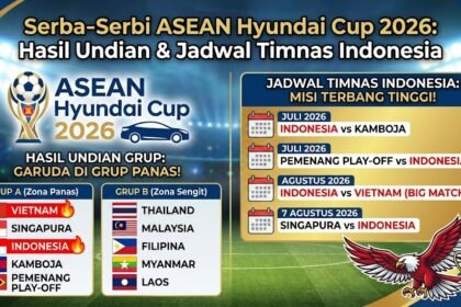 Jakarta (15/01/2026) – Atmosfer sepak bola Asia Tenggara kembali memanas! Proses pengundian (drawing) untuk ASEAN Hyundai Cup 2026 telah resmi digelar di Jakarta, Kamis lalu. Momen ini bukan sekadar undian biasa, melainkan penanda 30 tahun kejayaan turnamen paling bergengsi di kawasan ASEAN. Hasil undian langsung menciptakan skenario dramatis: Timnas Indonesia resmi menghuni Grup A dan ditakdirkan untuk kembali terlibat duel klasik melawan sang juara bertahan, Vietnam. 🔥 Peta Persaingan: Grup A Membara, Grup B "Neraka" Takdir mempertemukan Skuad Garuda dengan rival abadi mereka. Di Grup A, Indonesia tidak hanya harus meredam ambisi Vietnam, tetapi juga menghadapi kekuatan Singapura, tim kuda hitam Kamboja, serta pemenang babak play-off. Ini adalah kesempatan emas bagi Indonesia untuk membuktikan dominasi dan menuntaskan misi juara yang tertunda. Sementara itu, Grup B menjanjikan pertempuran "saling bunuh" yang tak kalah sengit. Raja sepak bola ASEAN, Thailand, akan ditantang oleh rival serumpun Malaysia, Filipina, Myanmar, dan Laos. Kelima negara ini dipastikan akan bertarung mati-matian demi tiket ke semifinal. 🗣️ Suara Para Pemimpin: Era Baru Sepak Bola ASEAN Presiden AFF, Khiev Sameth, menegaskan bahwa edisi ini adalah simbol kebangkitan. "ASEAN Hyundai Cup 2026 kini melangkah dengan kepercayaan diri tinggi. Hasil undian ini bukan hanya sekadar pembagian grup, tapi bukti nyata peningkatan kualitas dan ambisi sepak bola di kawasan kita. Ini adalah panggung megah untuk merayakan 30 tahun persatuan kita lewat sepak bola." Senada dengan AFF, Don Romano, Presiden Hyundai Motor Asia Pacific, menyebut turnamen ini sebagai "pemersatu bangsa". "Sinergi kami dengan AFF menjadikan Hyundai Cup platform kuat yang menyatukan jutaan penggemar sebagai satu keluarga besar ASEAN. Hitung mundur telah dimulai, dan kami siap menyambut antusiasme yang meledak di seluruh kawasan." 📅 Format & Jadwal: Jalan Menuju Takhta Edisi ke-16 ini akan bergulir mulai 24 Juli hingga 26 Agustus 2026. Format turnamen tetap mempertahankan sistem kandang-tandang (home-away) mulai dari fase grup hingga final. Artinya, teror suporter di stadion akan kembali menjadi faktor penentu kemenangan! Sebelum pesta utama dimulai, Brunei Darussalam dan Timor Leste harus saling sikut dalam laga play-off dua leg pada 2 dan 9 Juni 2026 untuk memperebutkan satu tiket terakhir ke Grup A. 📈 Rekor Fantastis Penyelenggara optimistis edisi 2026 akan memecahkan rekor. Berkaca pada edisi sebelumnya yang menembus angka 541 juta penonton, tahun ini diprediksi akan menjadi sejarah baru berkat dukungan mitra global Hyundai dan gairah suporter yang tak tertandingi. 📋 Hasil Lengkap Drawing ASEAN Hyundai Cup 2026 Berikut adalah pembagian grup yang akan menjadi medan pertempuran: GRUP A (Zona Panas)GRUP B (Zona Sengit)🇻🇳 Vietnam (Juara Bertahan)🇹🇭 Thailand (Raja ASEAN)🇸🇬 Singapura🇲🇾 Malaysia🇮🇩 Indonesia (Garuda)🇵🇭 Filipina🇰🇭 Kamboja🇲🇲 Myanmar🇧🇳/🇹🇱 Pemenang Play-off🇱🇦 Laos 🗓️ Jadwal Pertandingan Grup A (Timnas Indonesia) Catat tanggal mainnya! Jangan sampai terlewat aksi Skuad Garuda: 24 Juli 2026: Kamboja vs Singapura Pemenang Play-off vs Vietnam Juli 2026 (Matchday 2): 🇮🇩 Indonesia vs Kamboja Singapura vs Pemenang Play-off Juli 2026 (Matchday 3): Pemenang Play-off vs 🇮🇩 Indonesia Vietnam vs Singapura Agustus 2026 (Matchday 4): Kamboja vs Pemenang Play-off 🇮🇩 Indonesia vs Vietnam (Big Match!) 7 Agustus 2026 (Matchday 5): Vietnam vs Kamboja Singapura vs 🇮🇩 Indonesia Siapkan dukungan terbaikmu! Tahun 2026 adalah waktunya Garuda terbang tinggi!